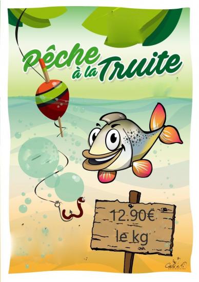 Affiche truite